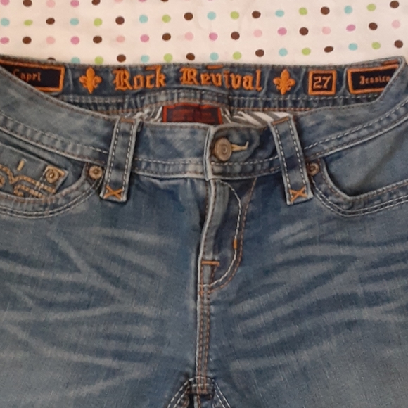 ROCK REVIVALS CAPRI JEANS - Picture 4 of 7
